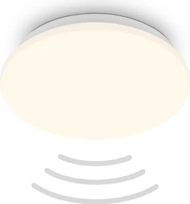 Produktbild von Briloner UGO LED Deckenlampe, Warmweiße Lichtfarbe, Bewegungsmelder, Weiß, Ø27 x 6 cm