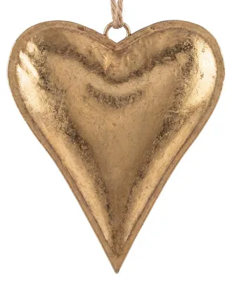 Produktbild von Clayre & Eef Dekoration Herz Goldfarbig Metall