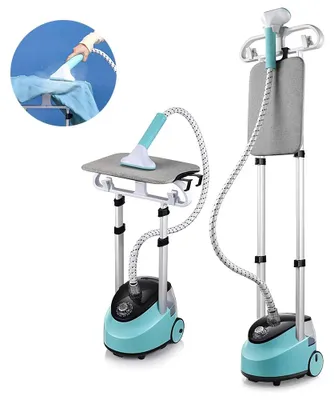 Produktbild von Hand-Dampfbürste - 2-in-1 Kleidungsdampfer und Dampf-Bügeleisen - 2001–2500 W - Vertikaldampf