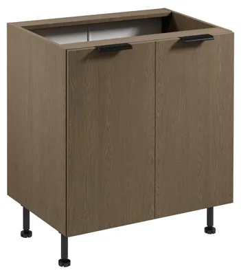 Produktbild von Unterschrank SALERNO mit zwei Türen – Breite 80 cm, baltische Sturm