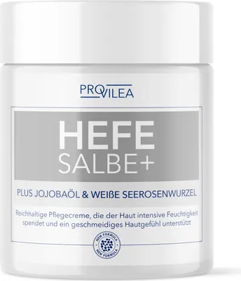 Produktbild von Provilea Hefesalbe - Reichhaltige Pflegecreme mit Jojobaöl und weißer Seerosenwurzel - 100 ml Inhalt