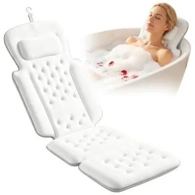 Zdjęcie produktu dla Poduszka do wanny na całe ciało 128X40 cm dla relaksu spa prezent