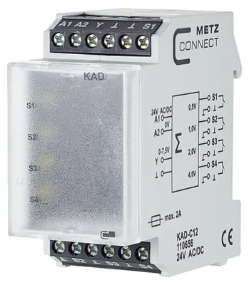 Productafbeelding van METZ CONNECT Analoge signaalomzetter KAD-C12, 24VAC/DC (110656)