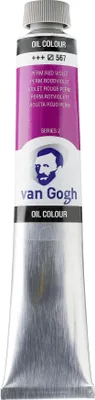 Image de Van Gogh peinture à l'huile tube 60 ml rouge violet permanent 567