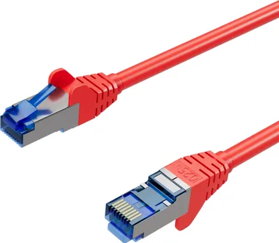 Produktbild von Patchkabel cat6A S/FTP PIMF rot 0,5m