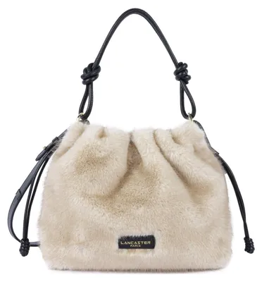 Obrázok produktu pre Taška cez rameno Lancaster M Moumoute, farba: béžová/čierna