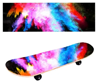 Produktbild von Skateboard Grip Tape, rutschfest und wasserdicht, für Skateboard, Longboard, Sportboards