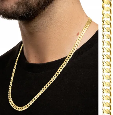 Produktbild von HERREN GOLDKETTE PANCER 55 cm VOLLBREITE 6,1 mm 24 g 925 SILBER