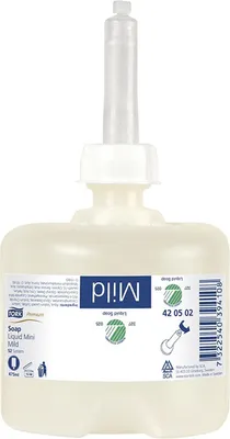 Obrázok produktu pre Tork® 420502 Prémiové tekuté mydlo Mild for System S2 - jemná vôňa, 475 ml