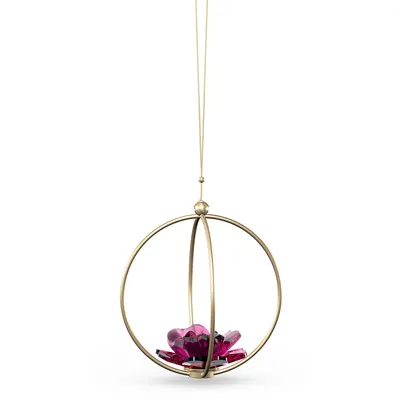 Imagen del producto de Swarovski GARDEN TALES BALL ORNAMENT ROSE L 5557805 Neuheit 2021 /Abverkauf nur solange Vorrat reicht
