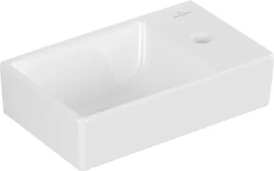 Produktbild von Villeroy & Boch Handwaschbecken Avento 43003L 360x220mm Rechteck Weiß Alpin