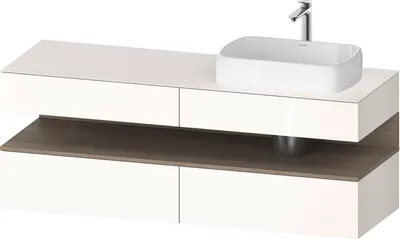 Produktbild von DURAVIT QA4778035220010 QAT KWTU WH Ek. 1600x550x600 Wß Hgl.