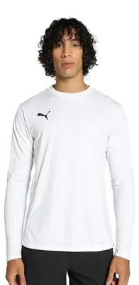 Produktbild von Puma teamGOAL LS Jersey, Unisex-Erwachsene Fußballtrikot, Puma White-Puma Black-