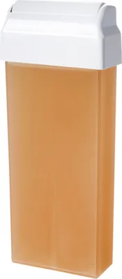 Produktbild von Wachspatrone NATURAL wasserlöslich Zuckerpaste für die Enthaarung mit Vliesstreifen großer Roller 100 ml