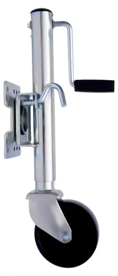 Produktbild von Stützrad für Anhänger mit Schwenkhalterung, 6-Zoll-Rad, Tragfähigkeit 540 kg