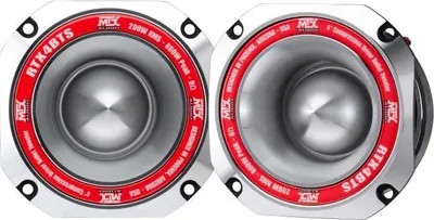 Immagine prodotto di Tweeter MTX Audio RTX4BT, 10 cm, bobina da 45 mm, 200 W RMS, 800 W di picco, 8 ohm, 103 dB