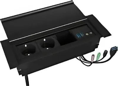 Produktbild von ICY BOX 60490, Schwarz, Aluminium, Kunststoff, 93 mm, 260 mm, 70 mm, 1,04 kg
