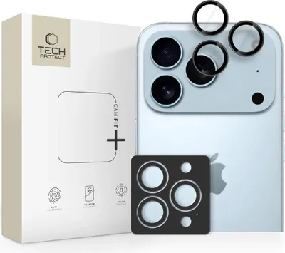 Obrázok produktu pre Aparát Tech-Protect Camring Fit+ na Iphone 14 Pro / Max / 15 Pro / Max / 16 Pro / Max / 17 Pro / Max - Čierna