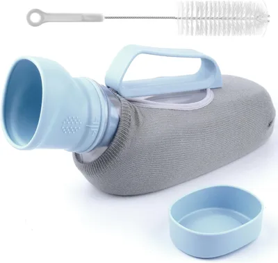 Productafbeelding van Urinoir voor mannen, 1200 ml, met deksel en borstel, voor reizen
