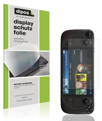 Produktbild von 2x Schutzfolie für Velvet Steam Deck OLED matt Displayschutzfolie Folie Display Schutz dipos