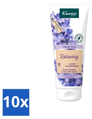 Produktbild von 10 x Kneipp Duschpeeling Relaxing Lavendel 200 ml - Vorteilspackung - 10 Stücke