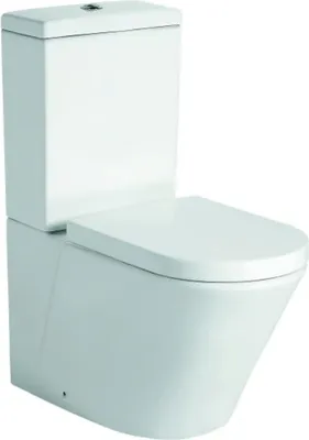Produktbild von Stand-WC mit Spülkasten CT1099 - Wasseranschluss oben - inkl. Soft-Close-Deckel