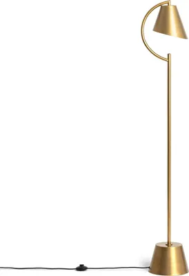 Produktbild von Edern Stehleuchte aus Metall, Gold, H: 130 cm, B: 22 cm, L: 22 cm, anpassbare Lichtintensität