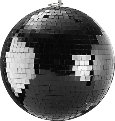 Produktbild von Spiegelkugel 20cm schwarz // Discokugel - Mirrorball 20cm black
