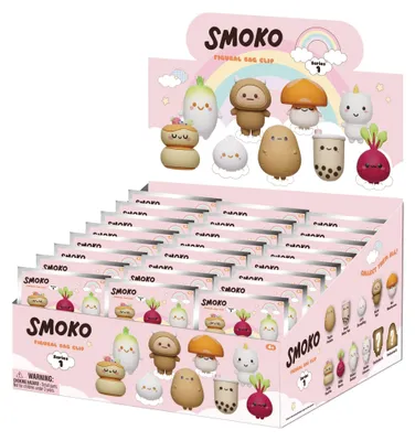 Produktbild von Smoko 3D PVC-Taschenanhänger Serie 1 Display (24)