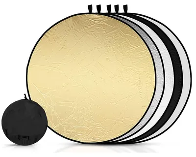 Obrázok produktu pre 5-v-1 fotografický reflektor, difúzor, skladací reflektor