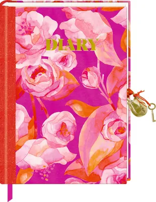 Produktbild von Tagebuch mit Schloss - All about pink