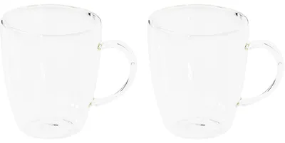 Produktbild von Kaffeeglaser - 2x - doppelwandig - 270 ml - Cappuccino Glaser