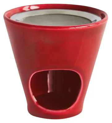 Räucherstövchen JULE karminrot, Keramik, H 9,5 cm, Ø 10 cm