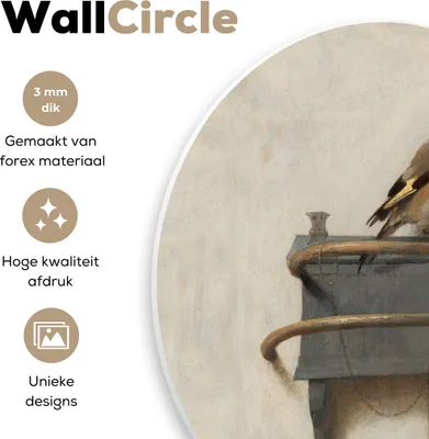 Produktbild von MuchoWow® - Schlafzimmer - Bilder - Der Kreis - Kunst für die Wohnung - Plastik - Kunstdruck - Wandbild