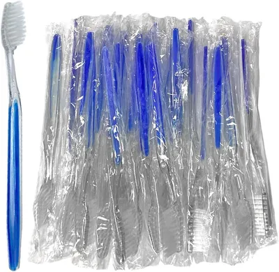 Dailygoods- Tandenborstel Wegwerp - 24 Stuks - Zachte Borstelharen - Individueel Verpakt - Handig voor Reizen - Duurzaam