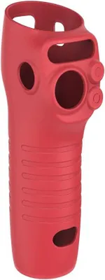 Image de Housse de protection en silicone pour stabilisateur de smartphone portable, pochette rouge, souple et anti-poussière, pour stabilisateur de smartphone, compatible avec le DJI Osmo Mobile 6.