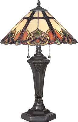 Immagine prodotto di Lampada da tavolo, vetro Tiffany, acciaio, H 59,7 cm