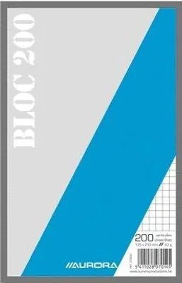 Obrázok produktu pre Aurora - blok na poznámky 135 x 210 mm, kocky 5 x 5 mm, 200 listov, 45 g