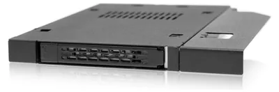 Produktbild von Icy Dock MB411SPO-B, Schwarz, 2.5", SATA, Serial Attached SCSI (SAS), Metall, 6 Gbit/s, HDD, SSD