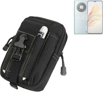 Produktbild von K-S-Trade Gürtel Tasche kompatibel mit ZTE Voyage 40 5G Gürteltasche Holster Schutz Hülle Handy Hülle Smartphone outdoor Handy-Hülle schwarz