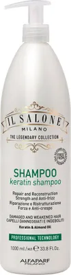 Produktbild von Keratin Shampoo für kraftloses und geschädigtes Haar (Keratin Shampoo) - Volumen: 1000 ml