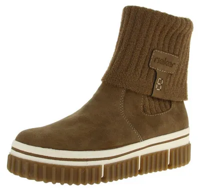 Imagen del producto de Botas para mujer Rieker, forradas, color marrón, modelo Y6350-24