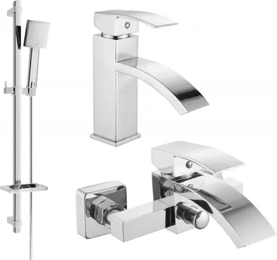 Produktbild von Mexen Libra DQ45 Badewannenset, Chrom - 745103DQ45-00