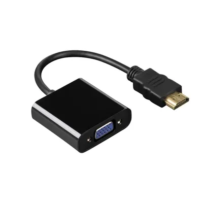 Produktbild von Hama 00083215, HDMI, VGA (D-Sub), Männlich, Weiblich, Gold, 3,5 mm (1/8")