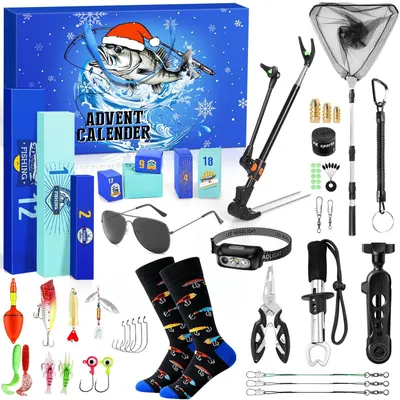 Produktbild von Adventskalender für Angler mit 24 Überraschungen