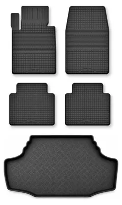 Immagine prodotto di Tappetini a vasca + bagagliaio per Lexus GS IV 2012-2020 ibrida 5 pezzi – Wielganizator Semi-Universal