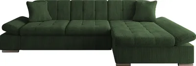 Produktbild von MIRJAN24 Ecksofa Malwi Cord mit Bettkasten und Schlaffunktion, Elegante Couch, Polsterecke (Farbe: Poso 14, Seite: Rechts)