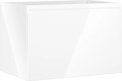 Produktbild von Mexen Orio Badezimmerschrank für Waschbecken 70 cm, 1 Schublade, weiß glänzend - 91A10-07047-1-BF00