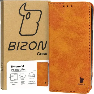 Produktbild von Bizon Case Pocket Pro Apple iPhone 14 braun