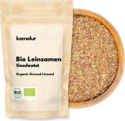 Produktbild von Bio Leinsamen geschrotet 500 g